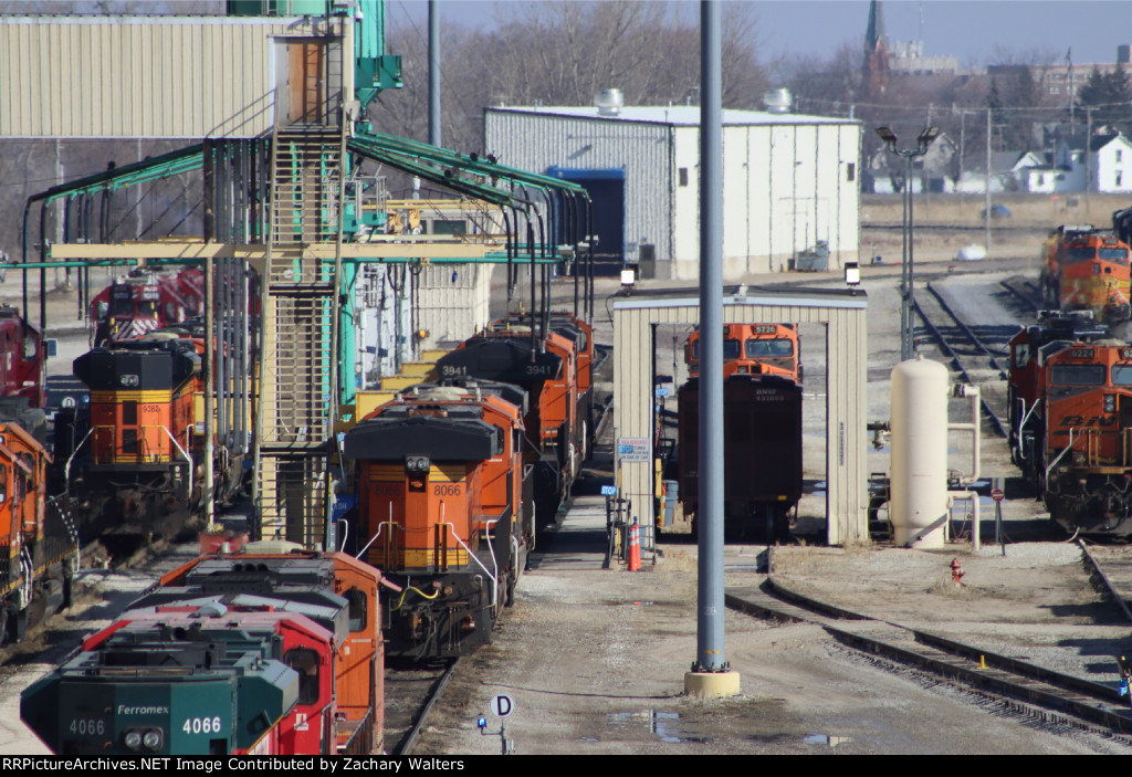 BNSF Galesburg Yard